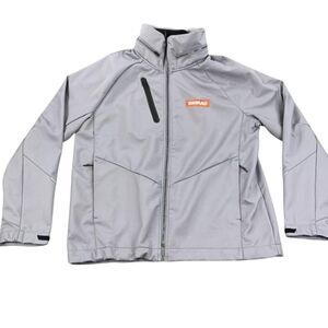 Elevate Simrad Jacket Mens L Softshell Full Zip Outdoor Waterproof Hood Fishing